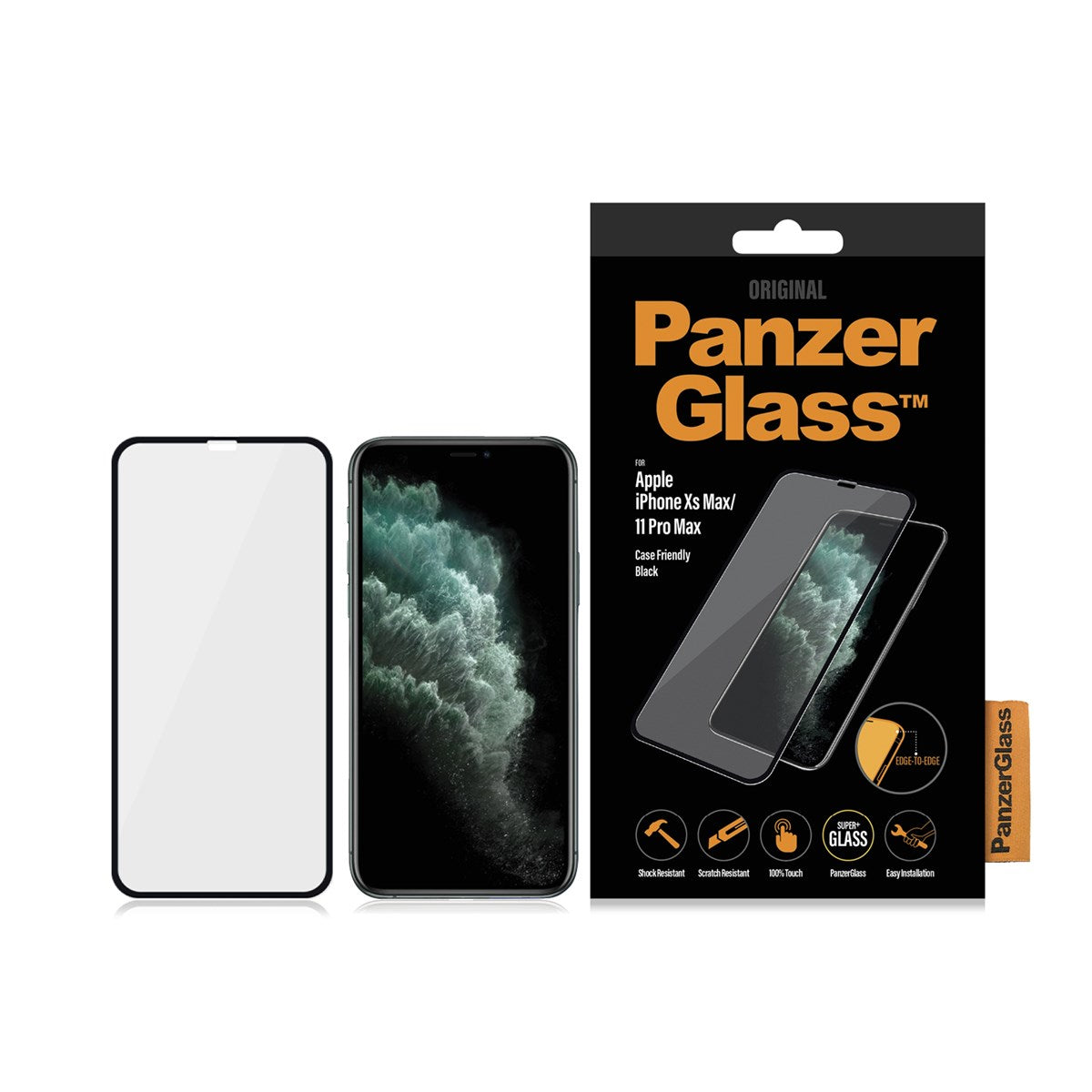 PanzerGlass® Displayschutzglas iPhone 11 Pro Max | Xs Max | Edge-to-Edge